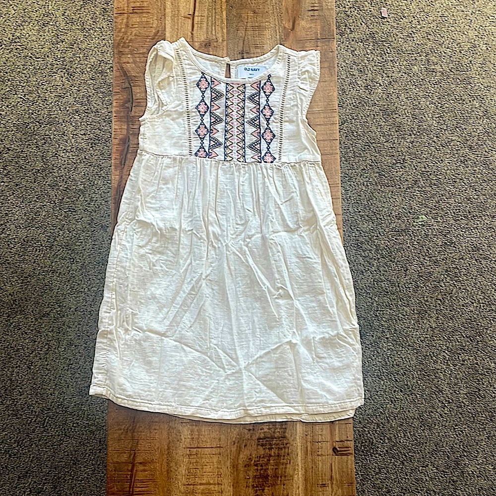 Paisley pattern kids girl dress